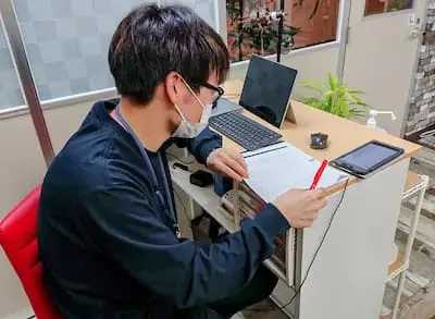 講師の仕事風景
